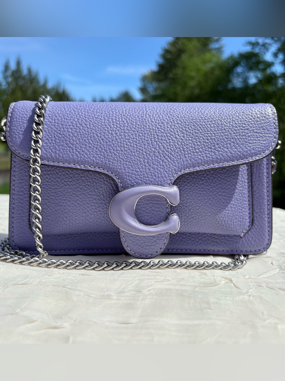 COACH Tabby Crossbody In Violet Purple CJ925